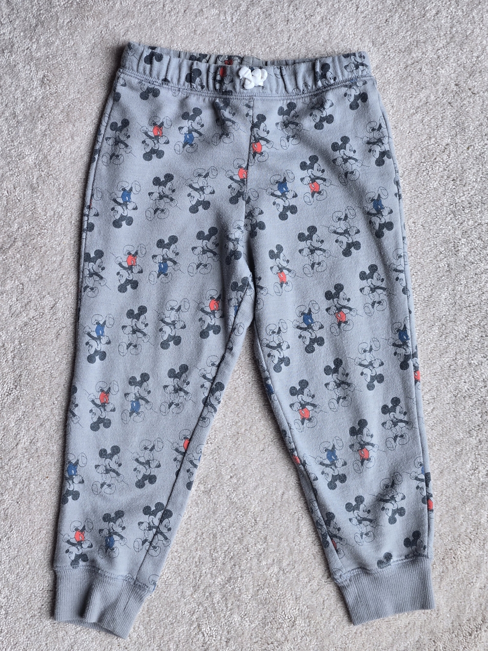 Disney Mickey Mouse Grey Kids Jogger Sweatpants